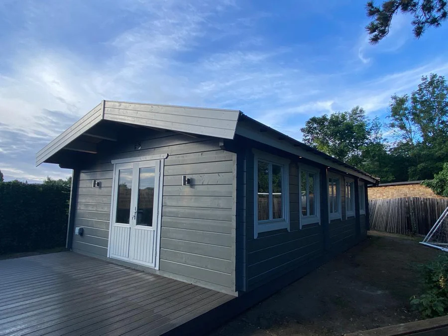 garden bar log cabin